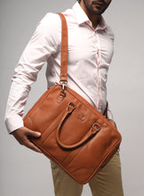 Tan Laptop Bag