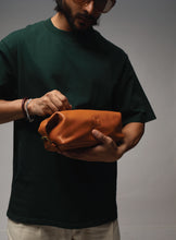 Unisex Tan Travel Pouch